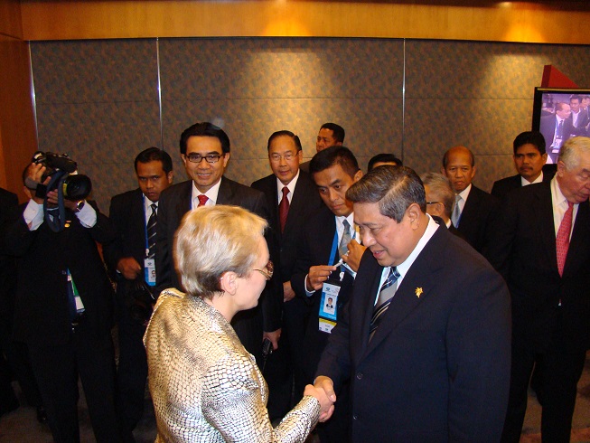 With The President Of The Republic Of Indonesia, Dr. Susilo Bambang Yudhoyono